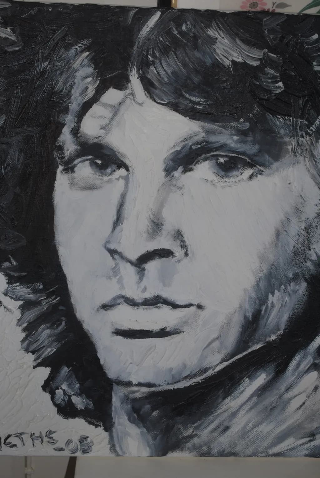 Ethereal Gaze: A Monochrome Portrait of Introspection and Mystery
