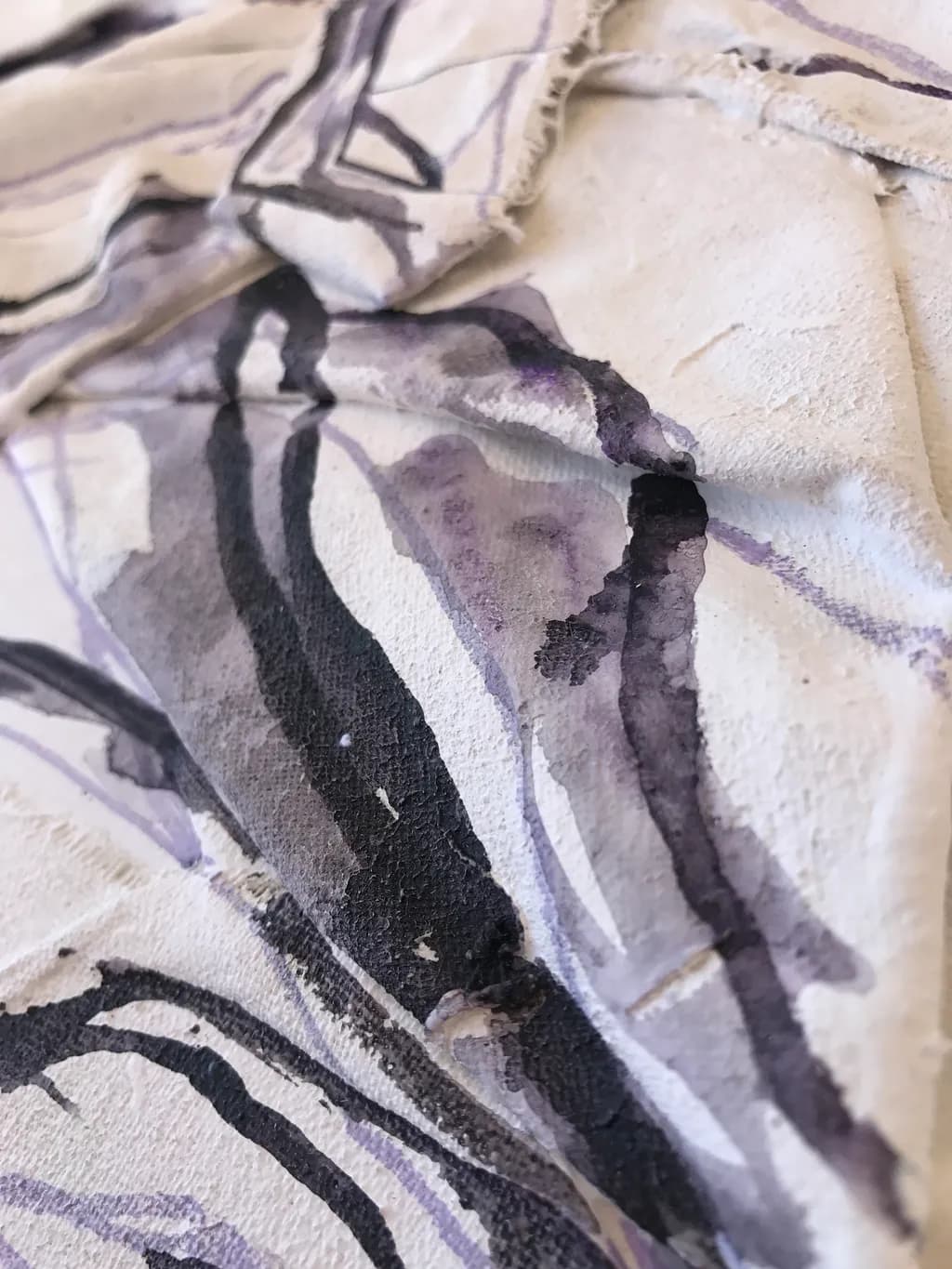 Whispers of Watercolor: An Abstract Dance of Texture and Shade