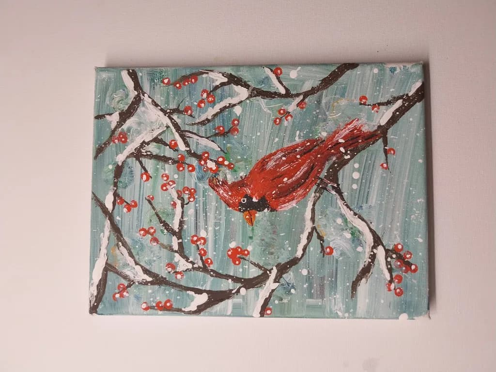 Cardinal in Winter's Embrace: A Vibrant Celebration of Nature's Beauty