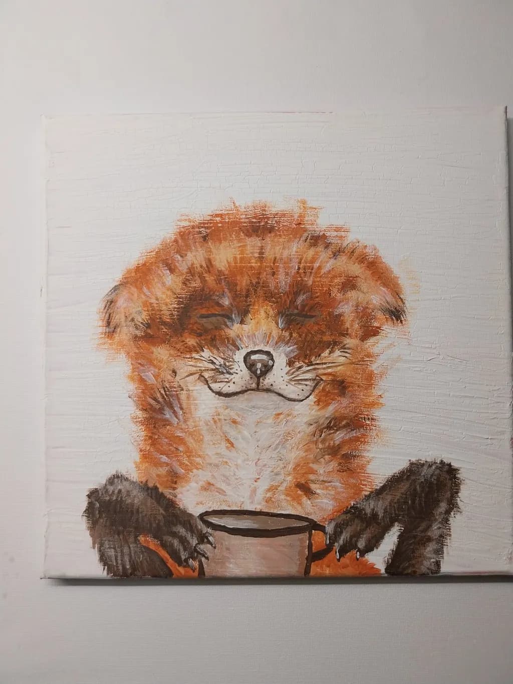 Whimsical Otter Embracing Cozy Moments with a Smile