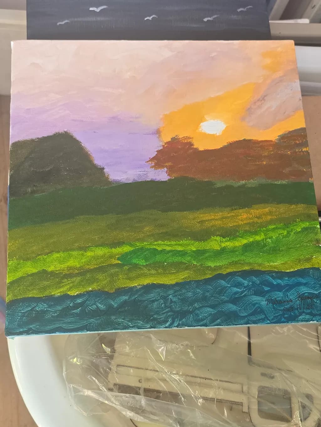 Whispers of Dawn: A Serene Landscape at Sunrise