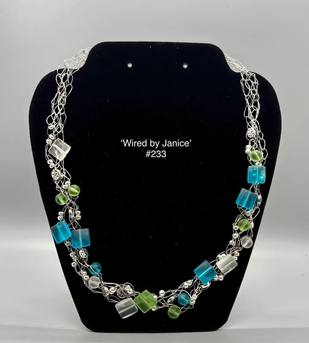 Colorful Wirework Necklace
