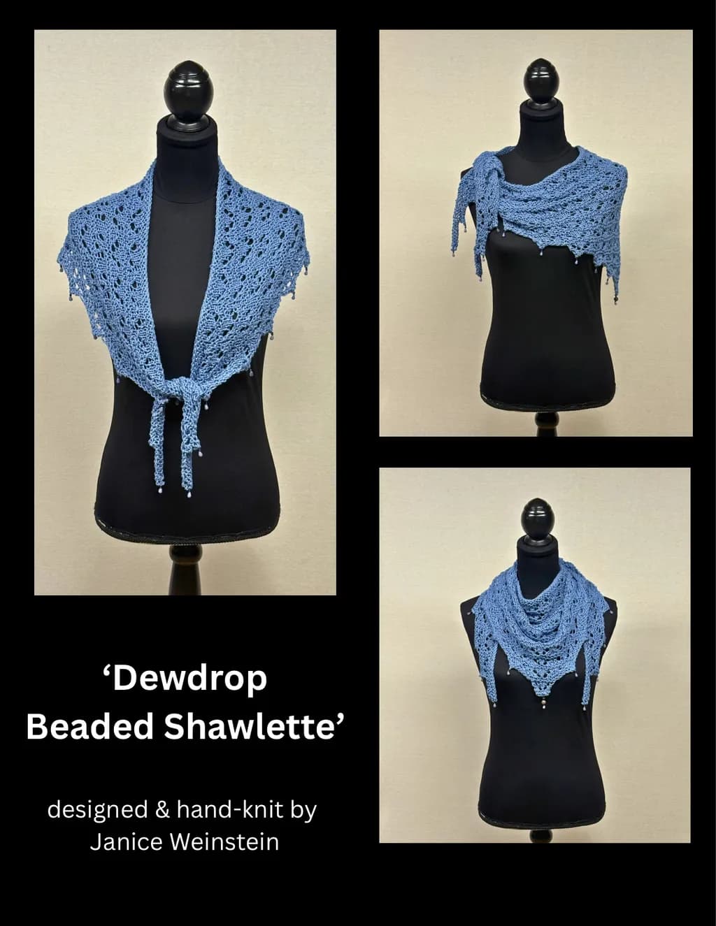 Dewdrop Beaded Shawlette