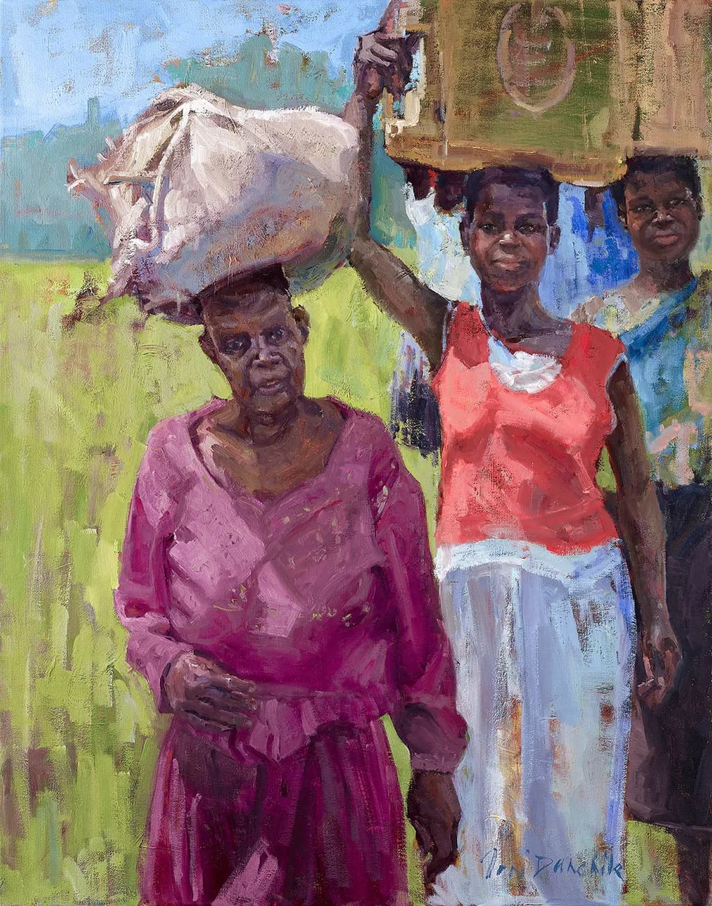 Resilience in Color: A Portrait of Strength and Community