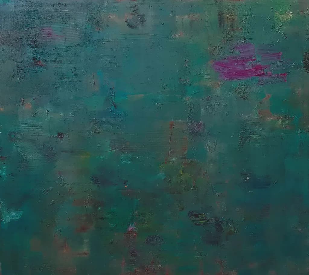 Whispers of the Deep: An Abstract Exploration of Color and Texture