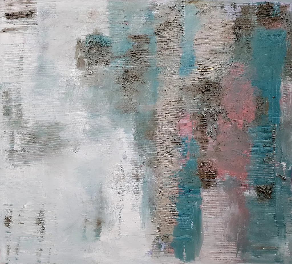 Whispers of Color: An Abstract Journey Through Layered Textures and Modern Aesthetics