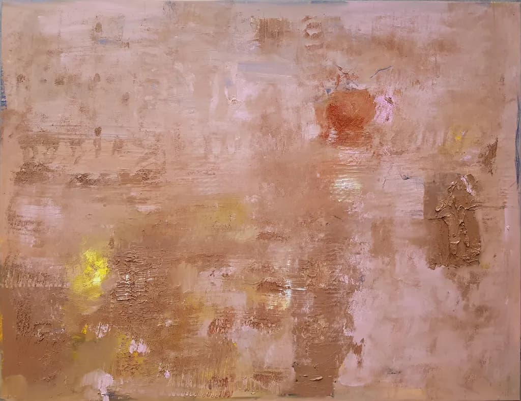 Whispers of Earth: A Textured Journey Through Warm Hues and Subtle Layers