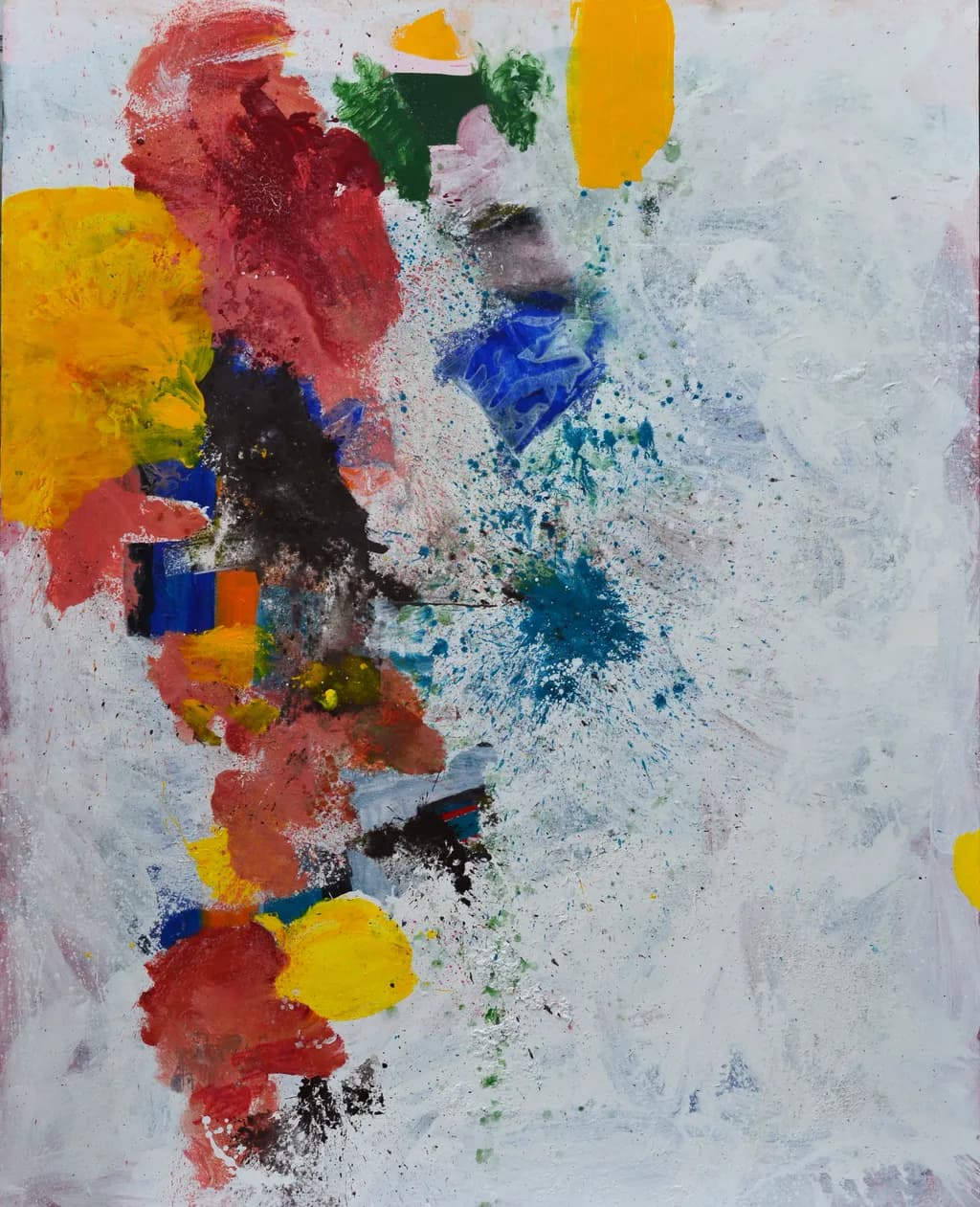 Vibrant Whispers: A Dance of Color and Emotion in Abstract Expressionism
