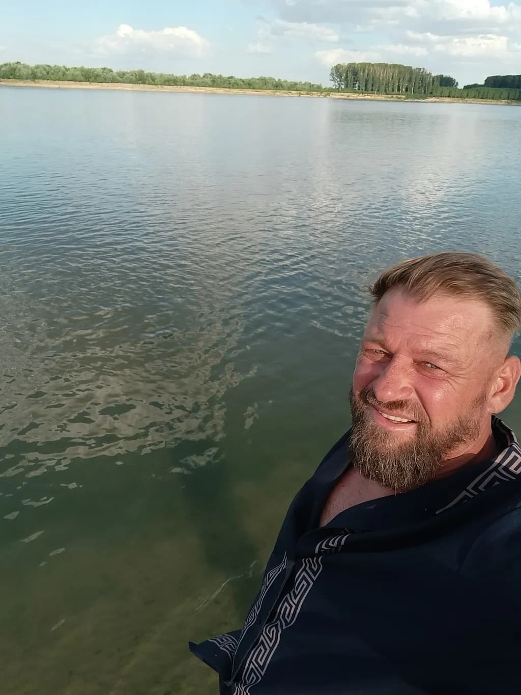 Riverbank Self-Portrait