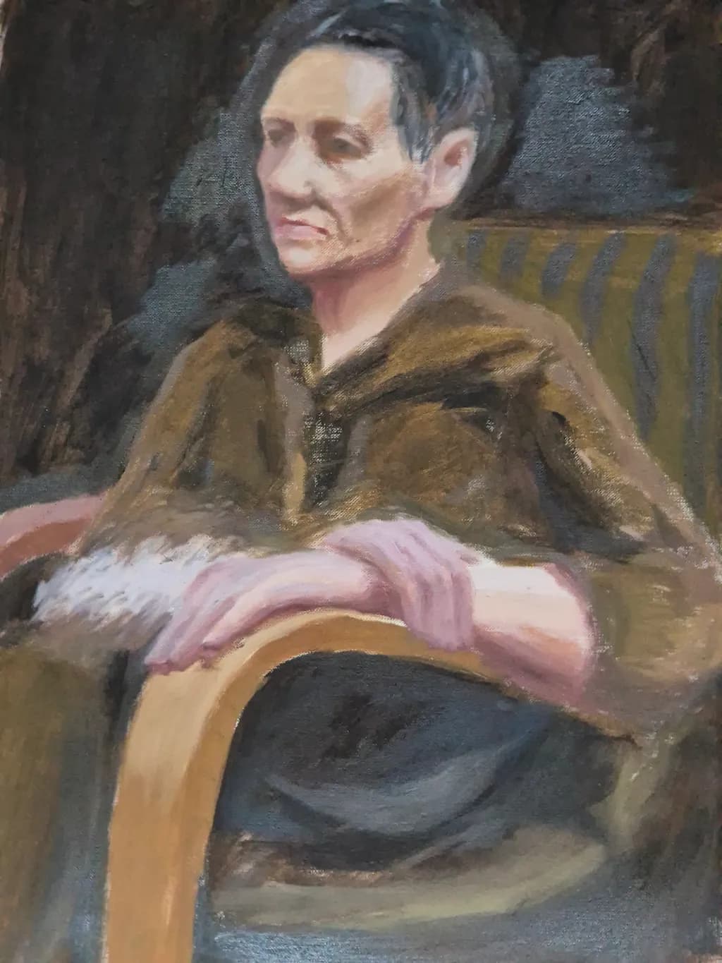 Contemplative Serenity: A Portrait of Reflection in Stillness