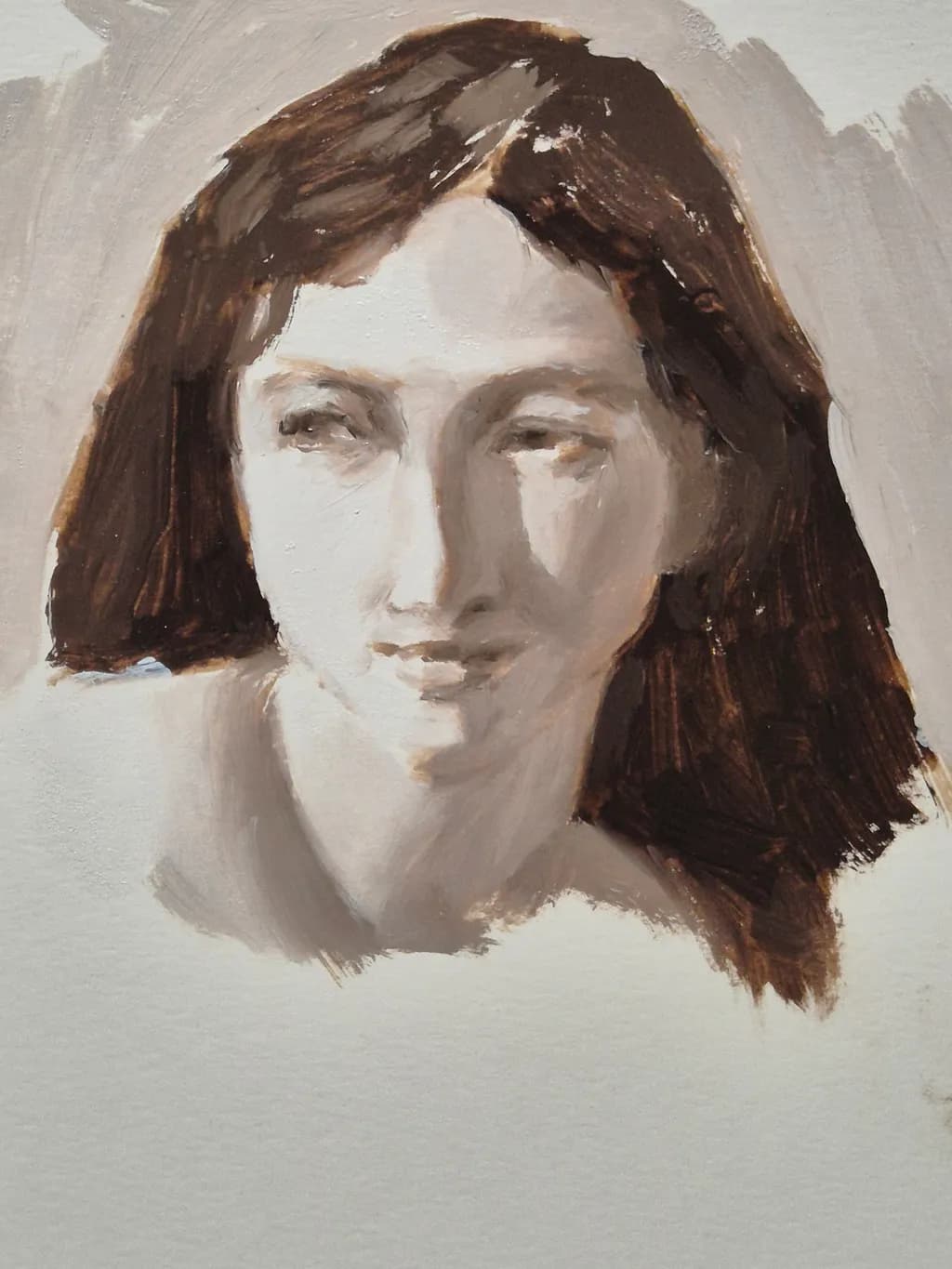 Whispers of Serenity: A Portrait in Soft Hues