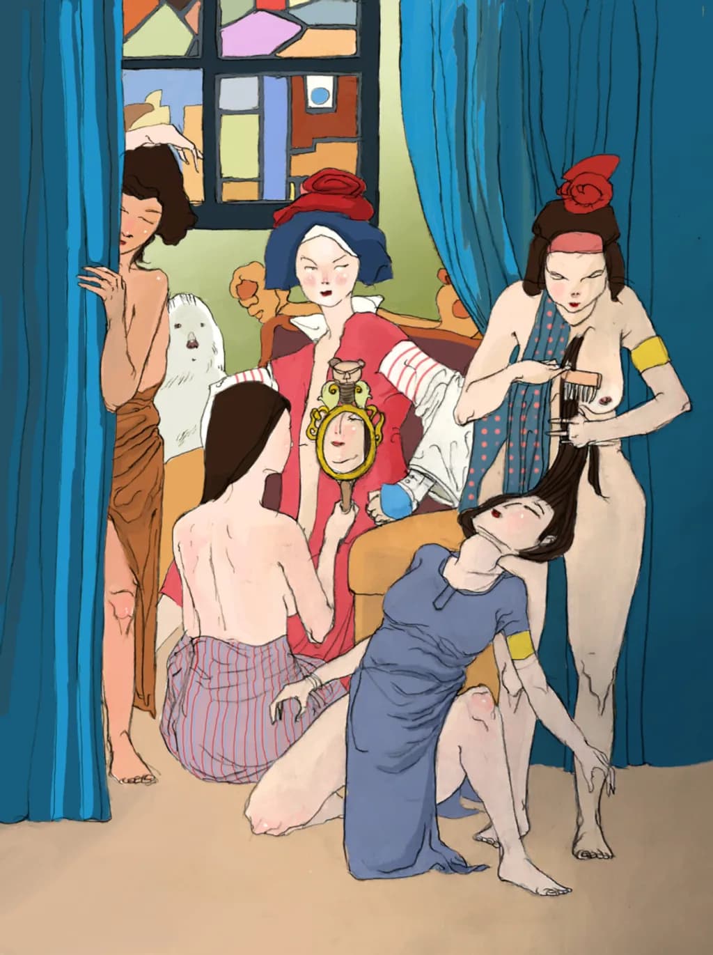 Le salon de coiffure