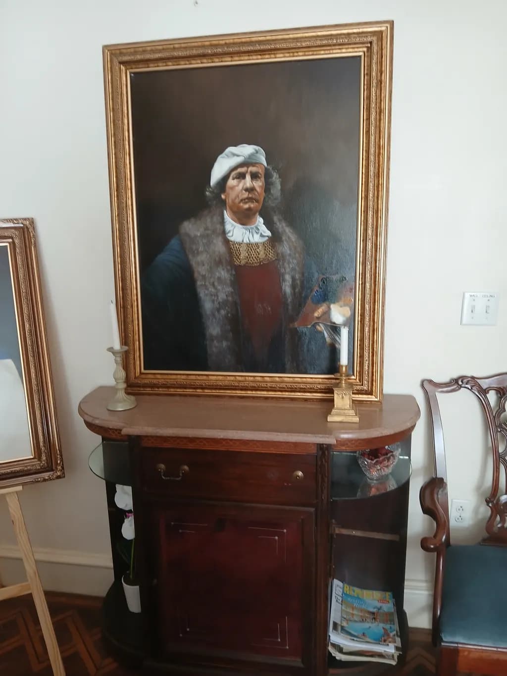 Regal Presence: A Timeless Portrait in Elegant Frame