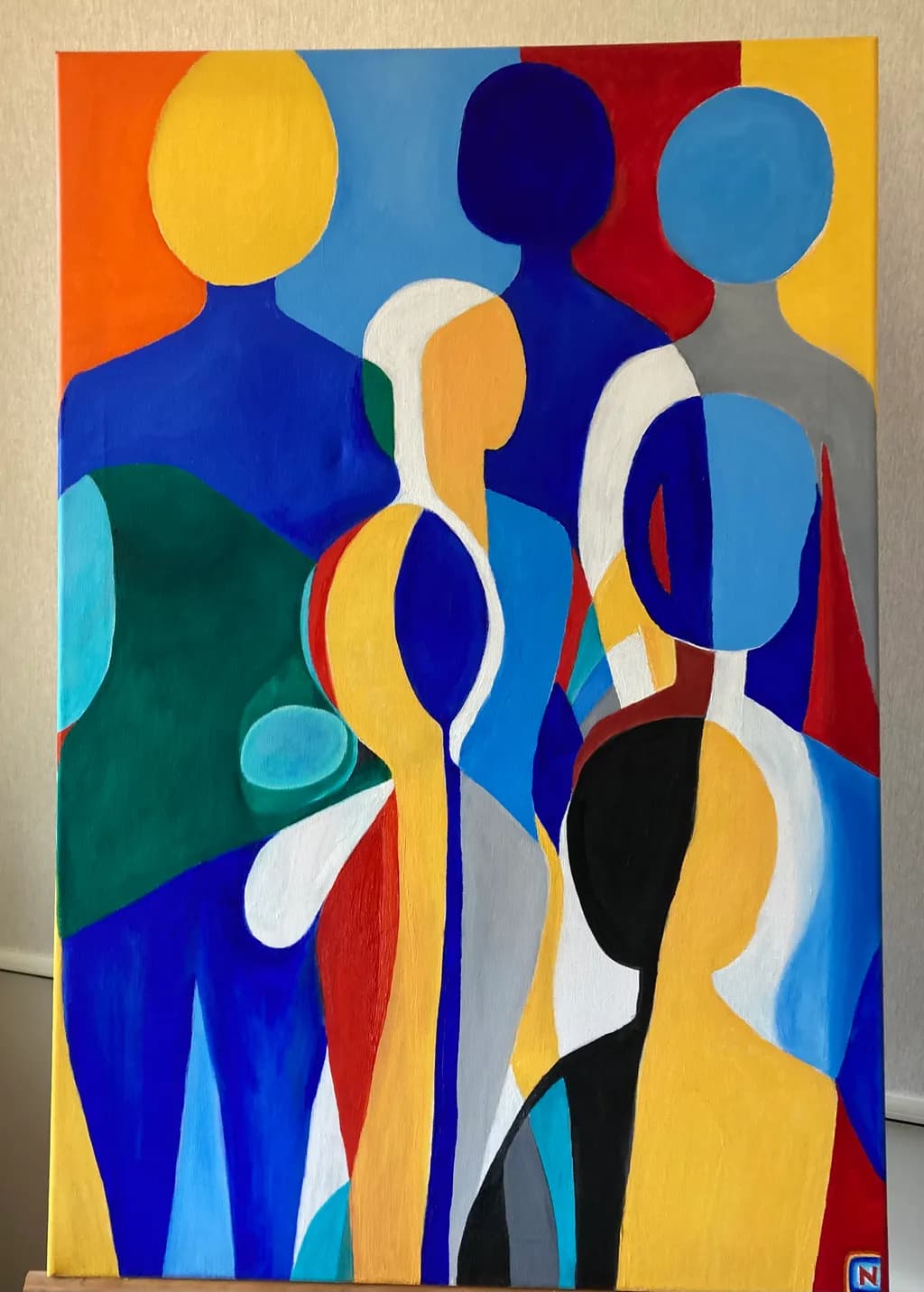 Vibrant Connections: A Colorful Exploration of Human Presence
