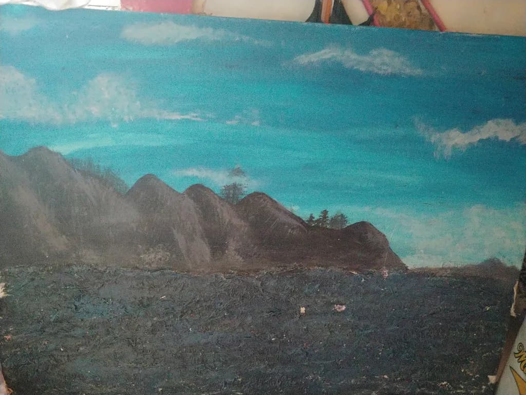 Mountain Landscape Under Blue Sky