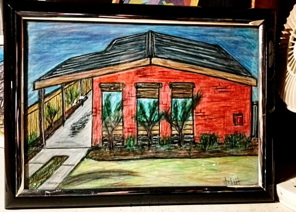 Vibrant Red Retreat: A Charming Architectural Study in Color and Form