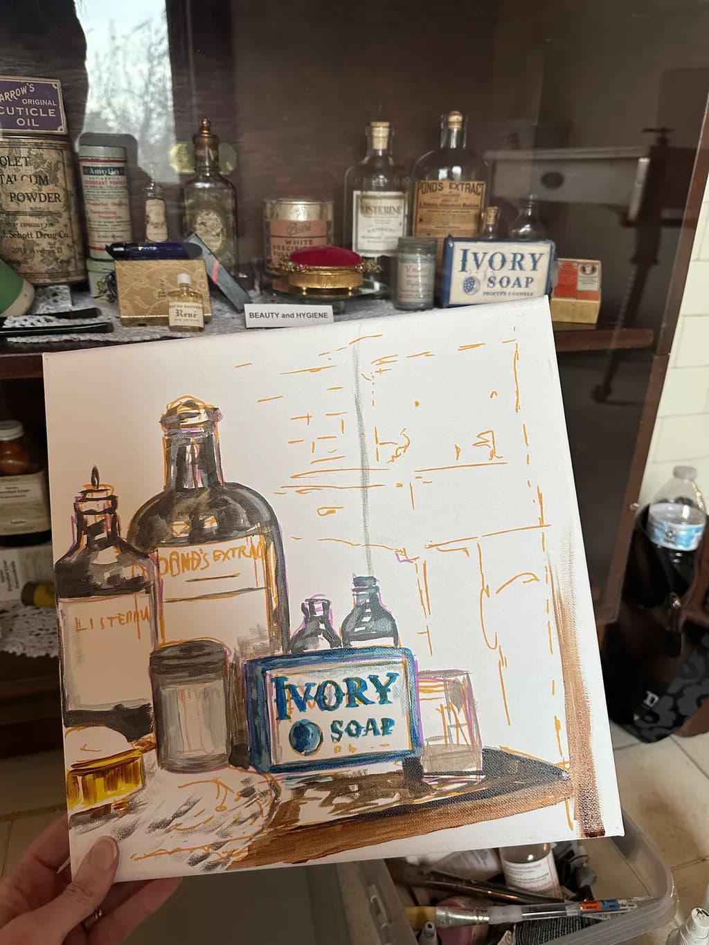 Vintage Beauty Display