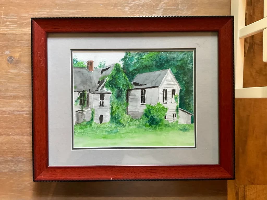 Whispers of Time: A Watercolor Journey Through Abandoned Homes