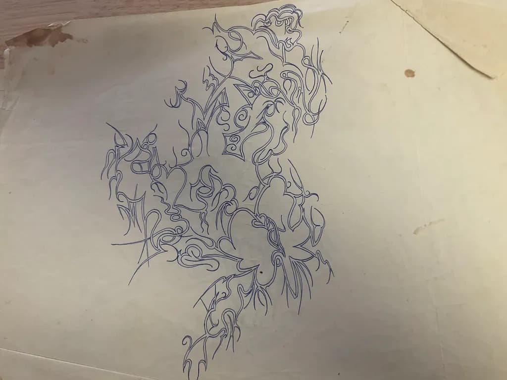 Intricate Blueprints of Imagination: An Abstract Sketch Journey