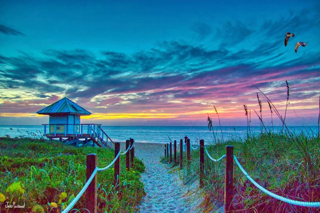 Serenity at Sunset: A Coastal Escape to Tranquil Shores