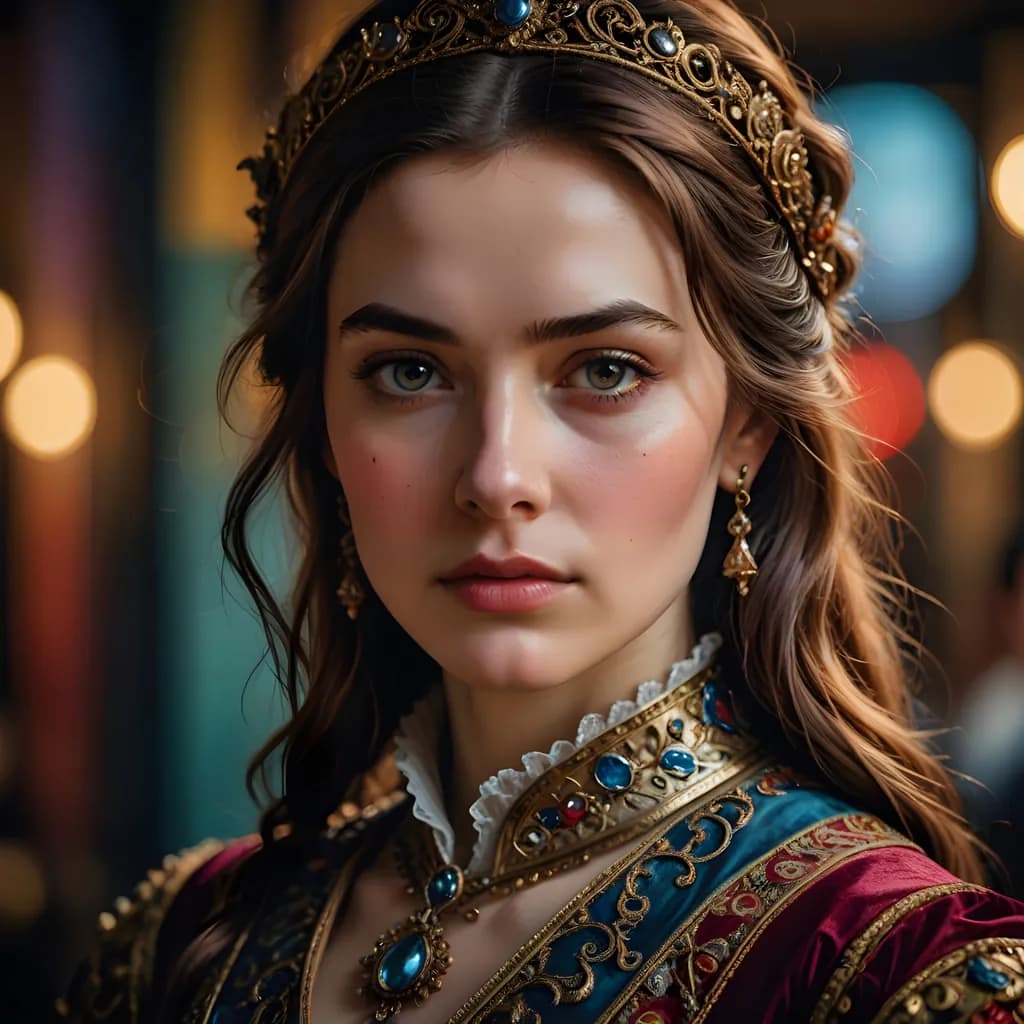Regal Elegance: A Portrait of Timeless Beauty and Grace