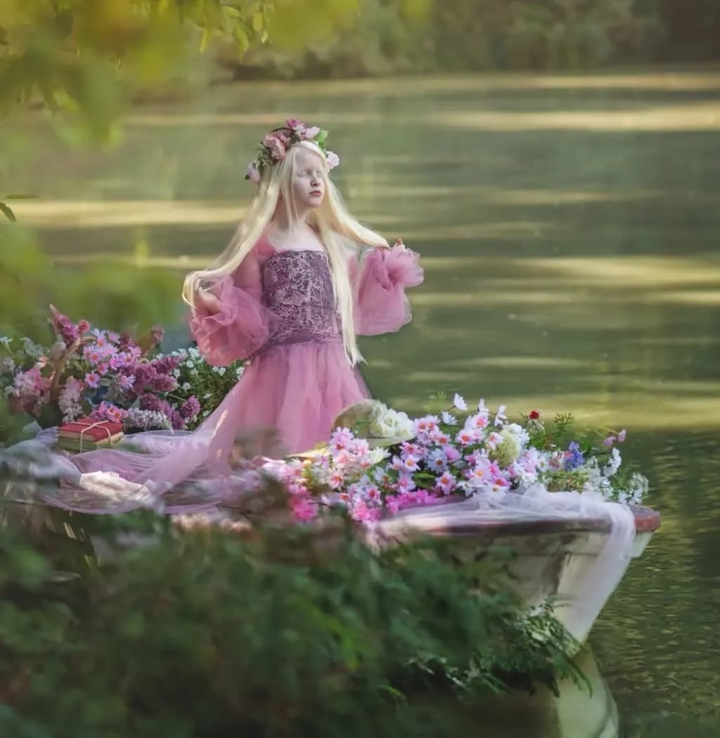 Whispers of Enchantment: A Serene Floral Dreamscape