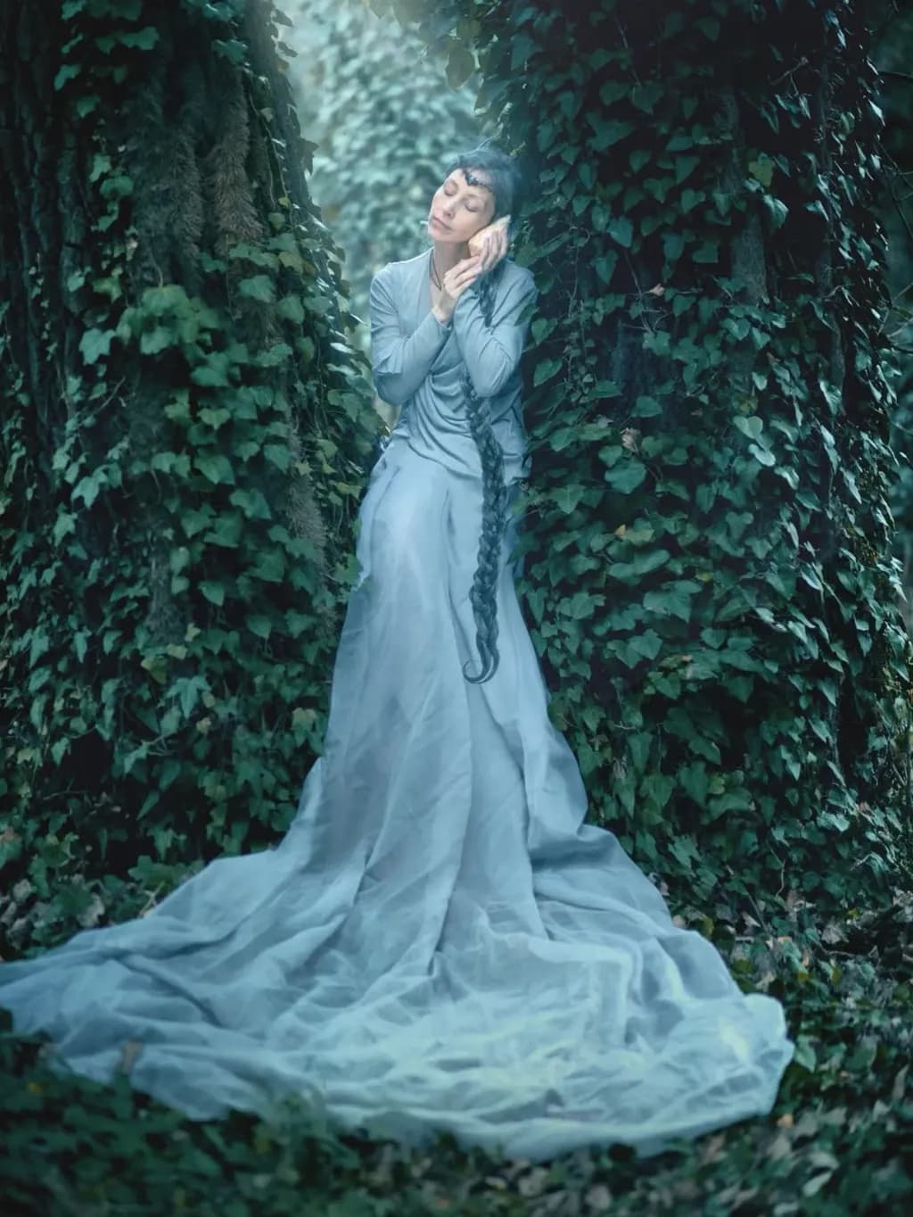 Whispers of Nature: A Serene Embrace in Ethereal Greenery