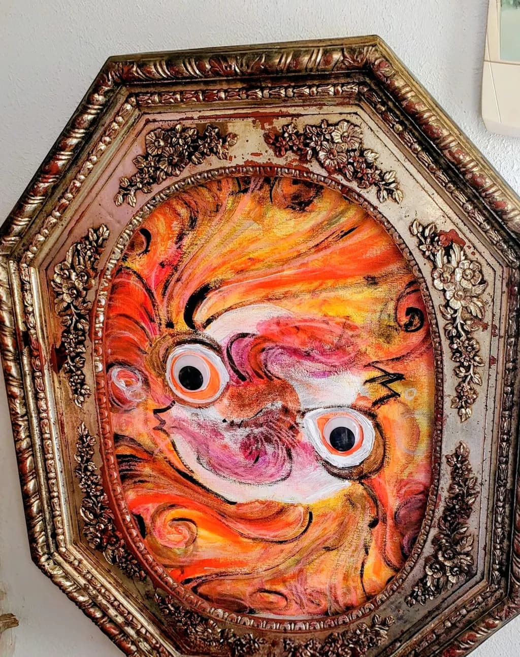 Whimsical Flames: A Playful Dance of Color and Expression