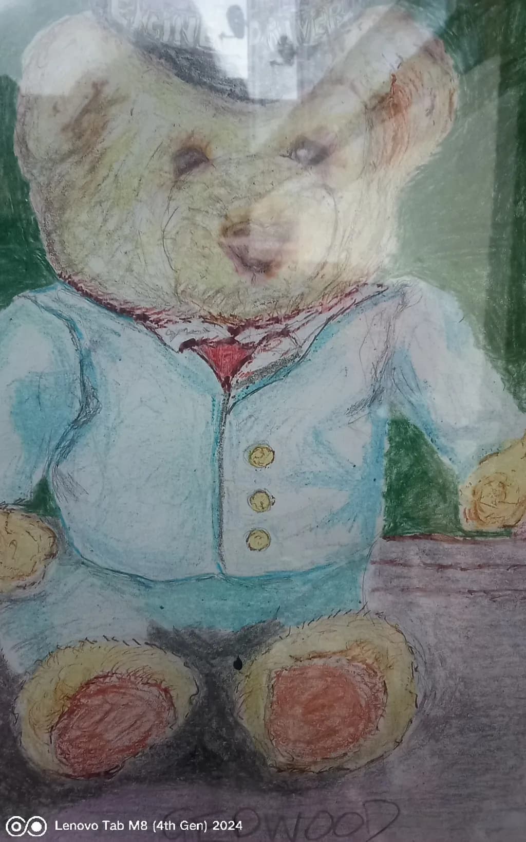 Whimsical Teddy: The Dapper Bear in a Suit and Hat