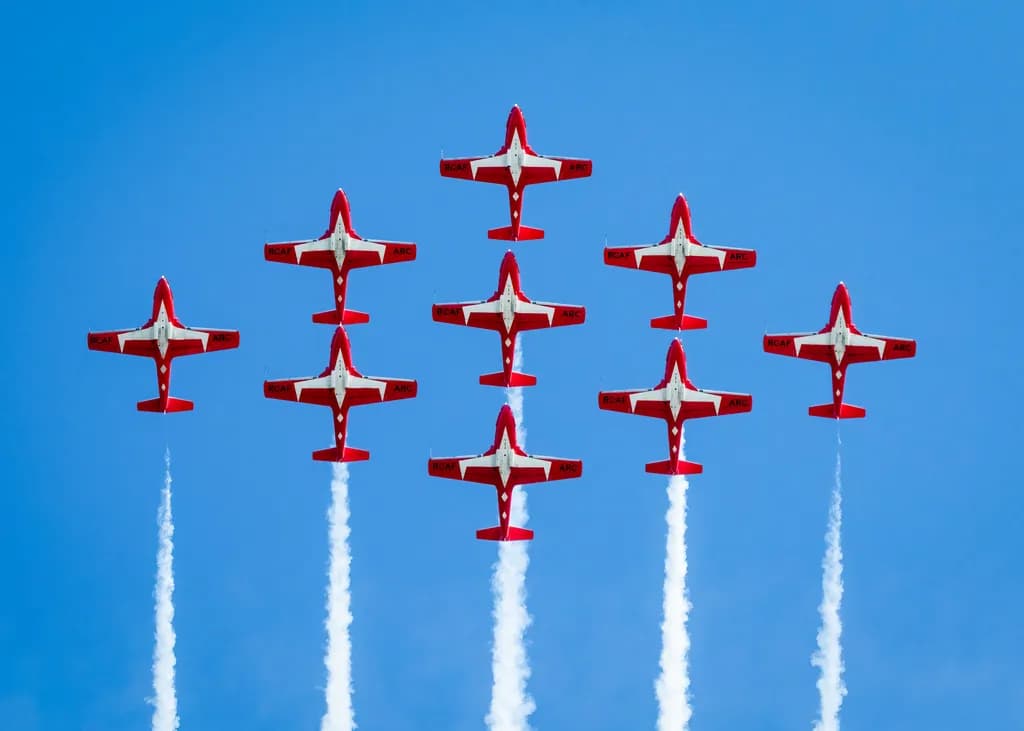 Snowbirds Flight Formation