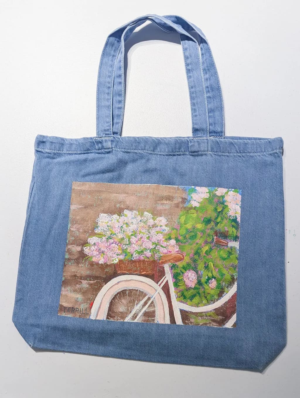 Bicycle Blooms Tote