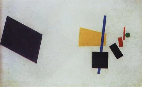 Dynamic Harmony: A Dance of Shapes and Colors in Abstract Composition