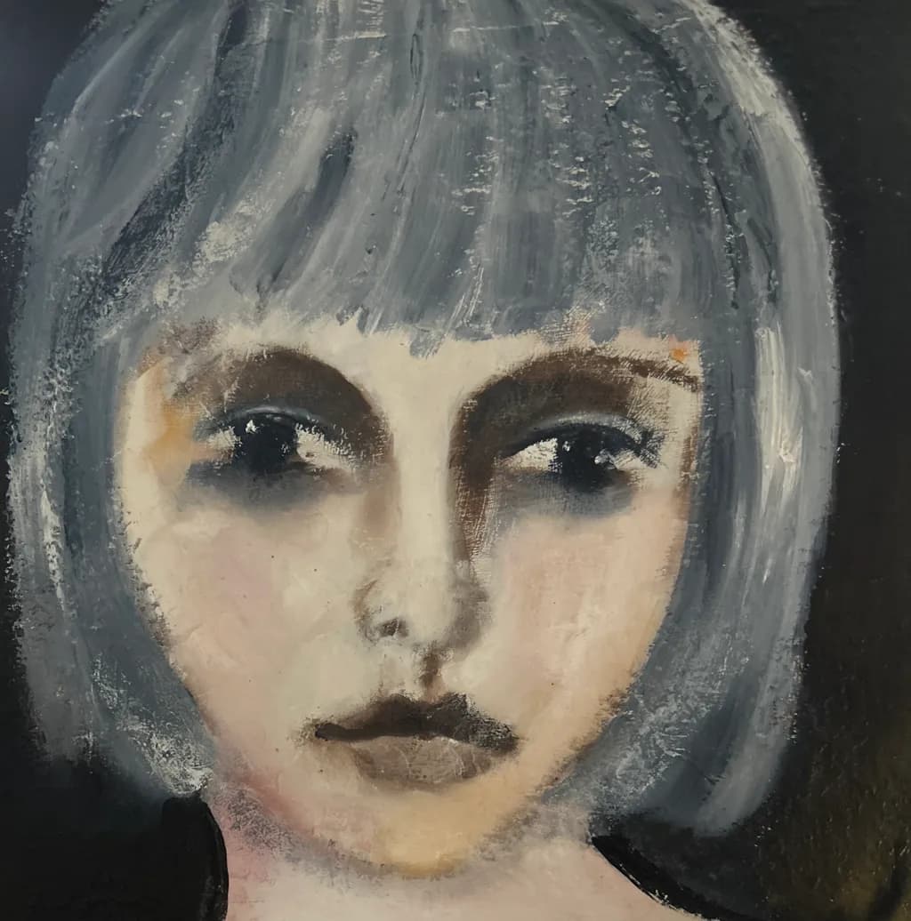 Whispers of a Silver Dream: A Portrait of Enigmatic Beauty