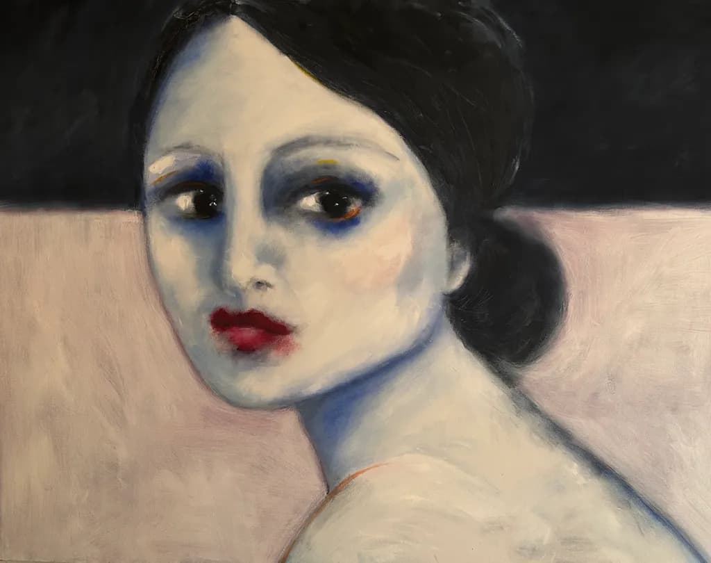 Whispers of Elegance: A Portrait of Enigmatic Beauty