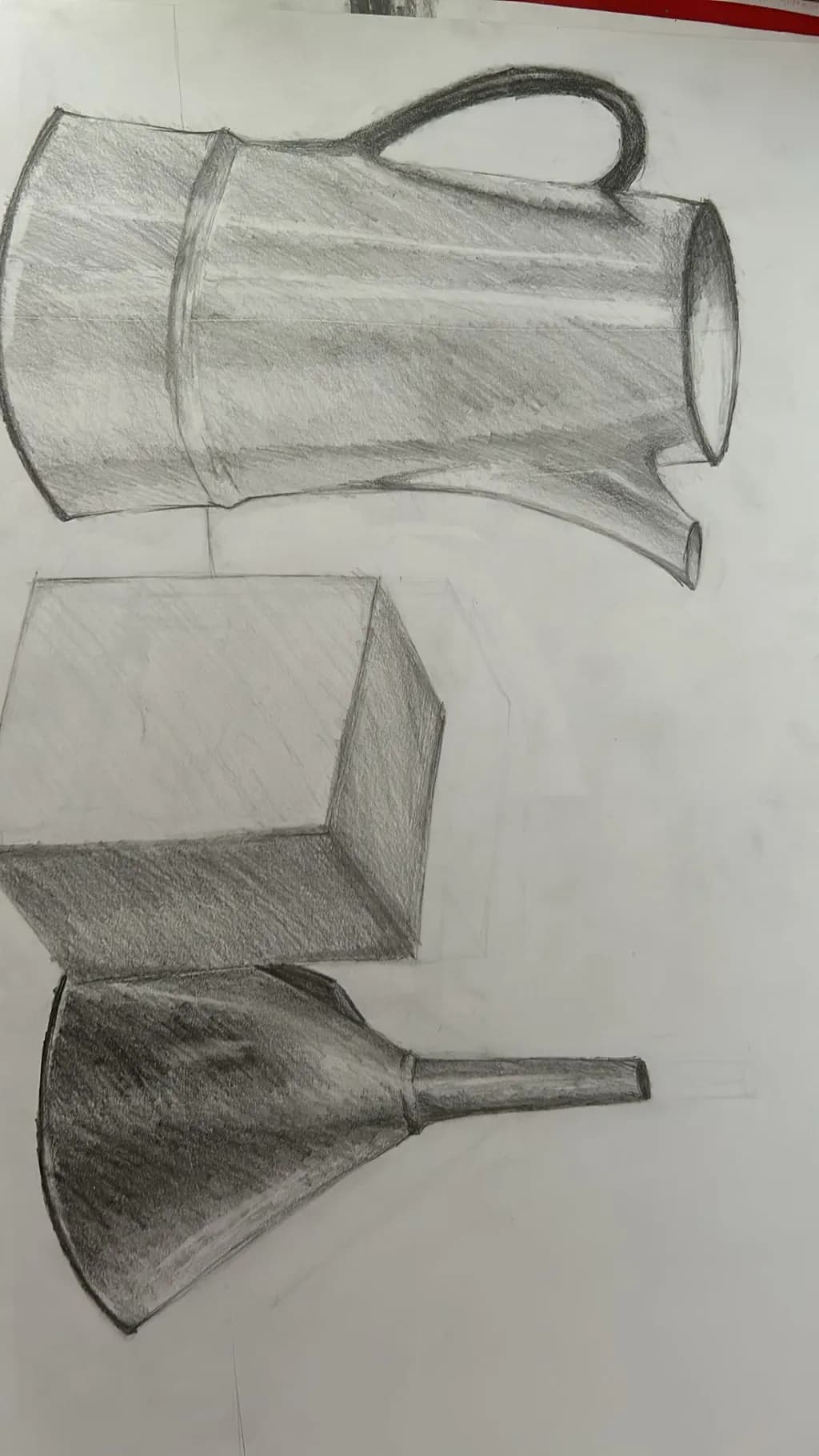 Monochrome Still Life: The Elegance of Everyday Objects in Shaded Sketches