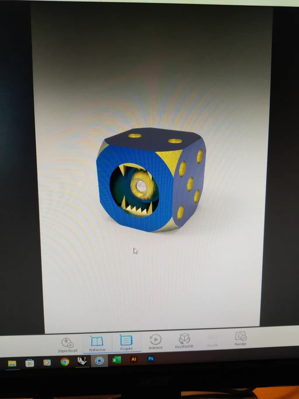 Whimsical Monster Dice: A Playful Fusion of Color and Imagination