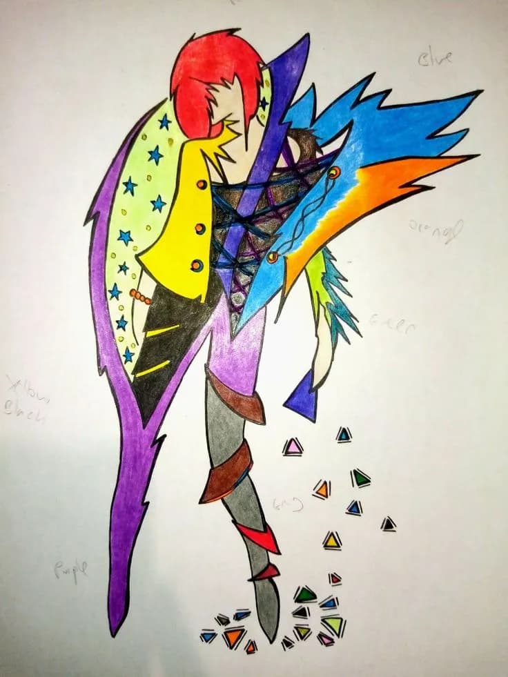 Vibrant Fusion: A Kaleidoscope of Color and Emotion in Abstract Art