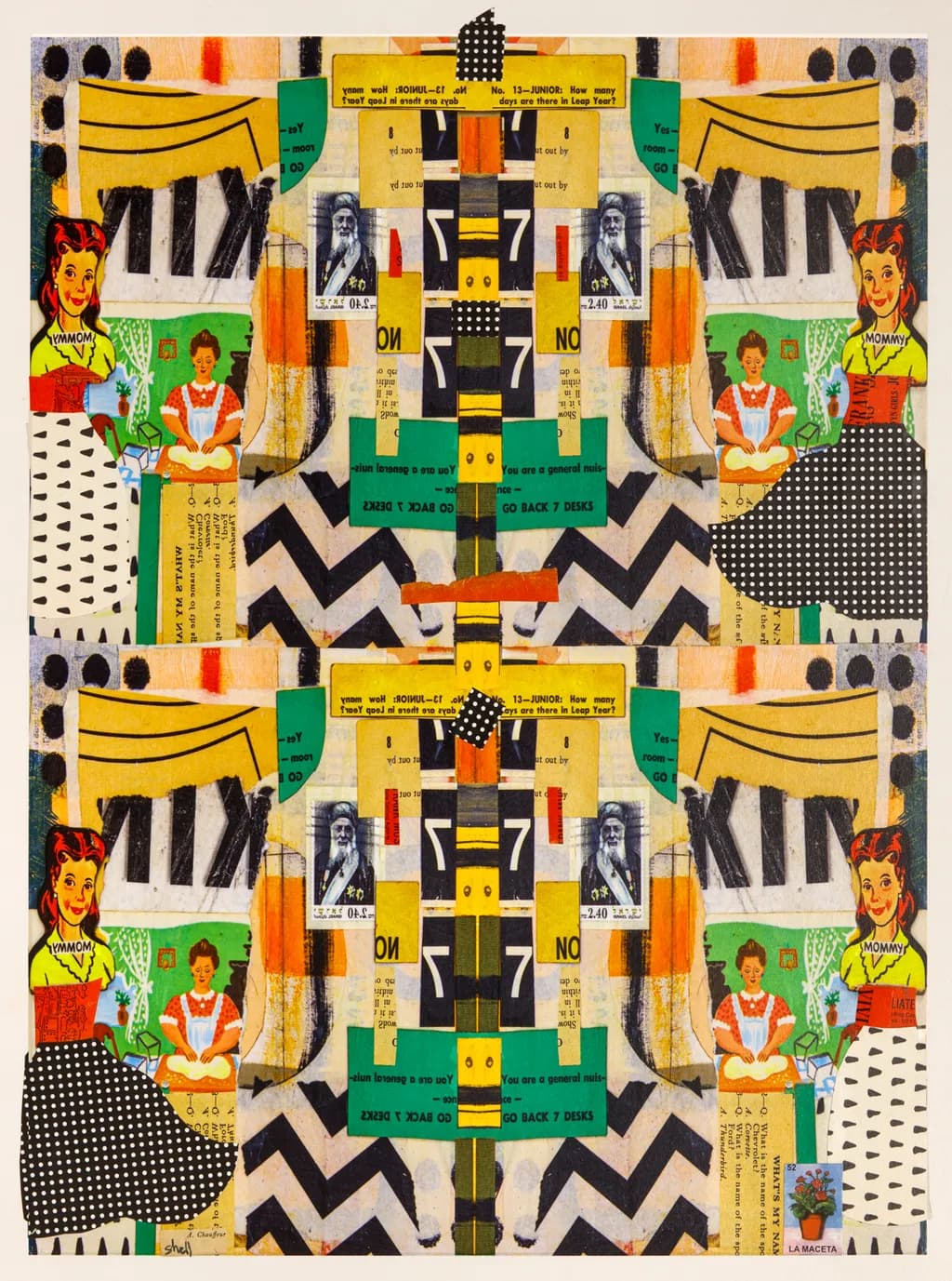 Vintage Collage Pattern