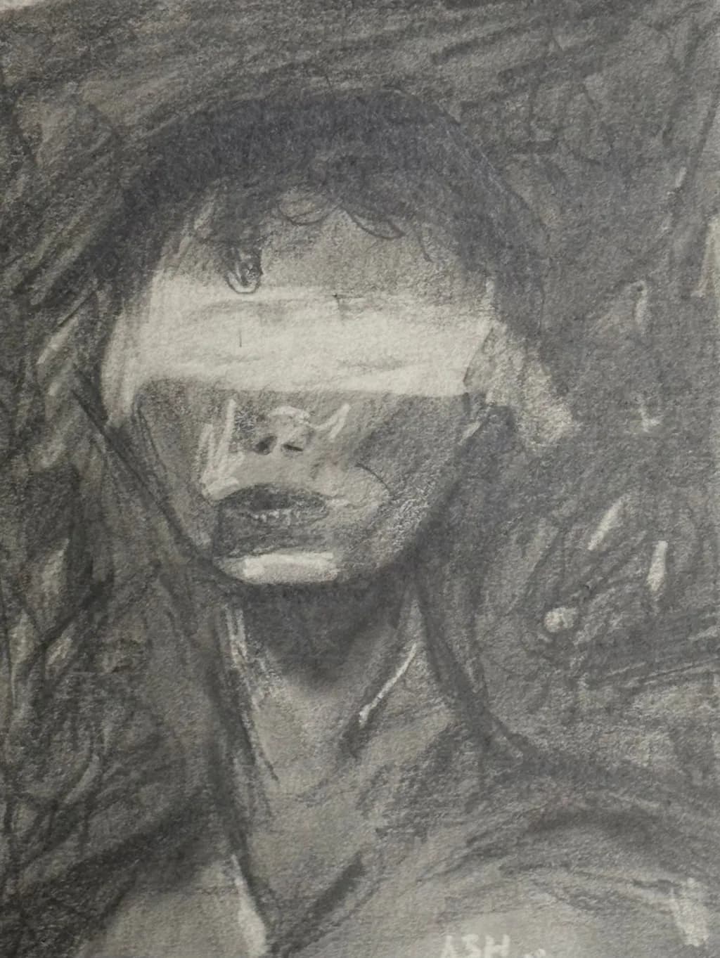 Whispers of Shadows: A Portrait of Concealed Identity
