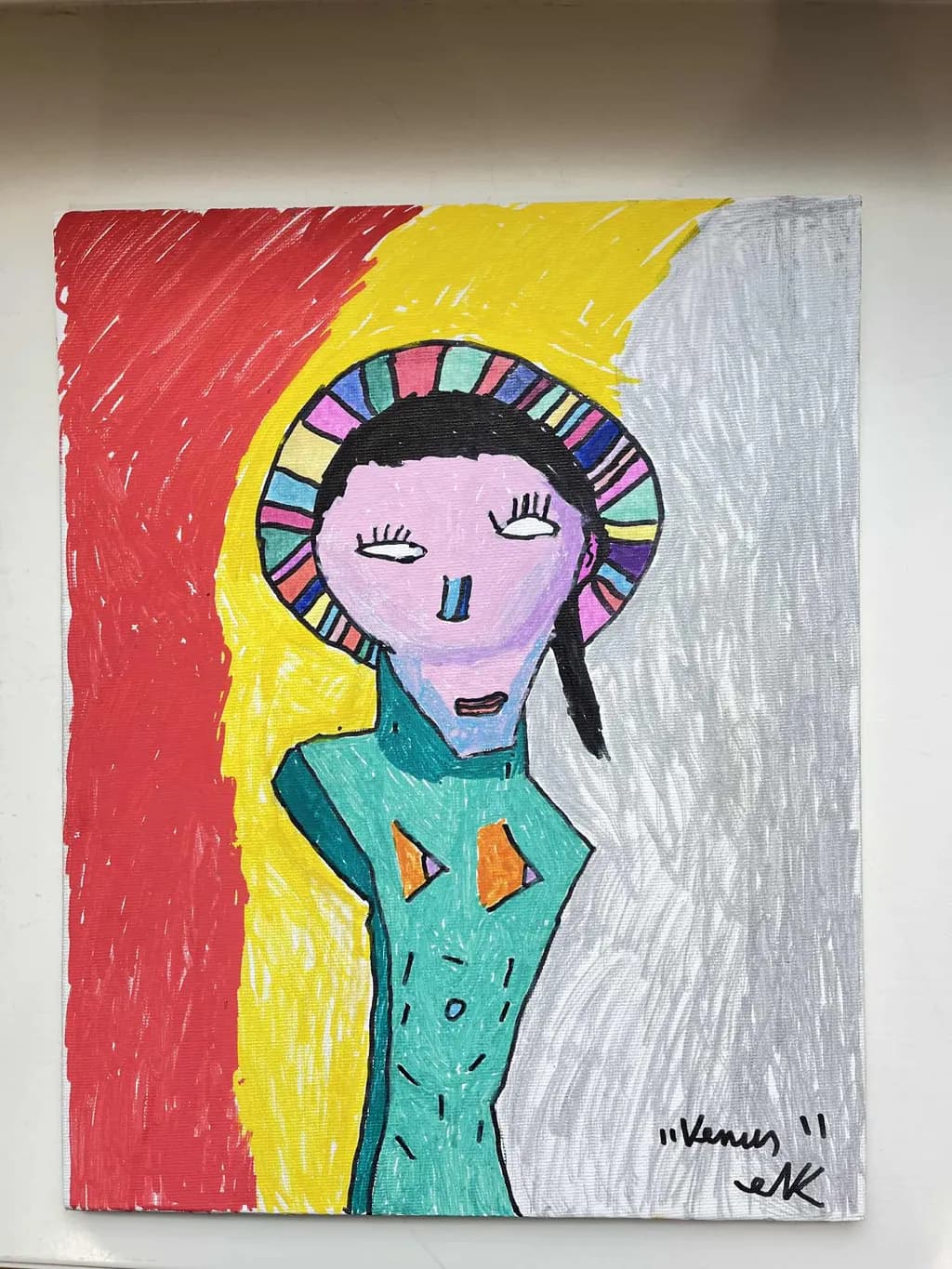 Vibrant Muse: A Colorful Exploration of Identity and Expression
