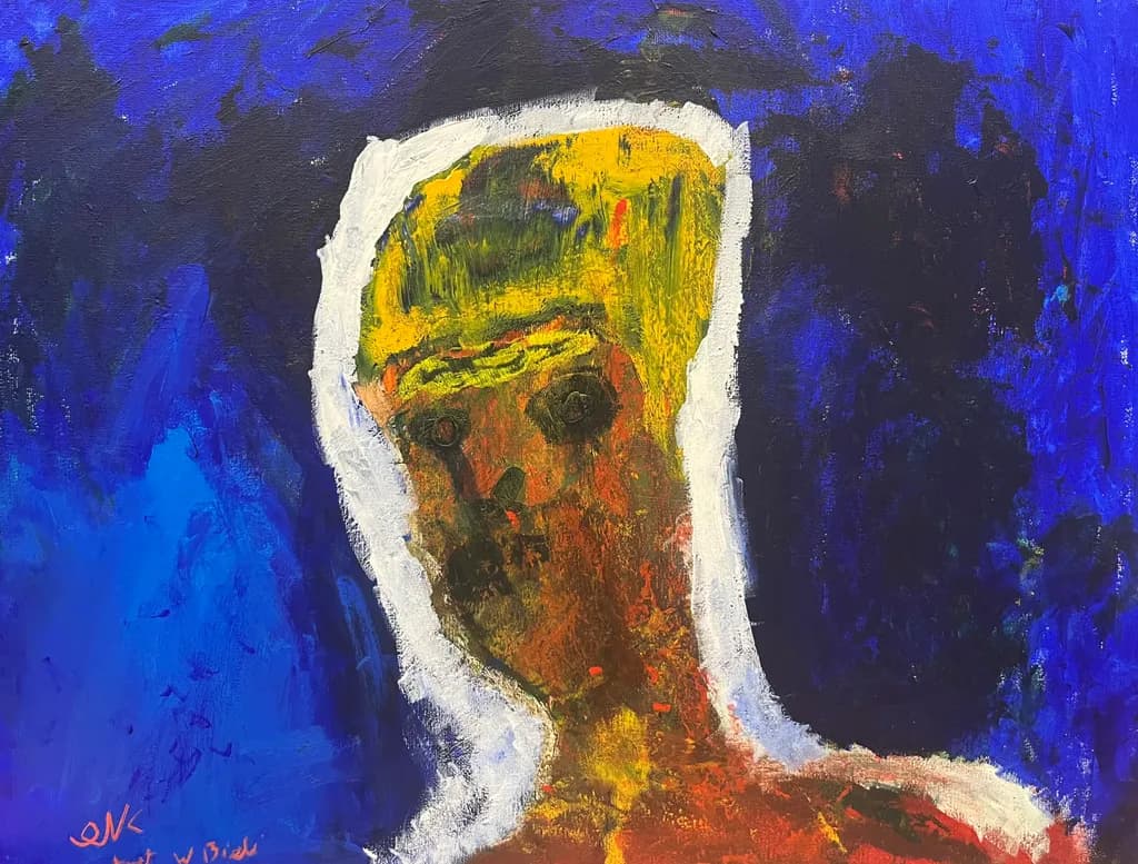 Whispers of Color: A Portrait of Emotion and Identity