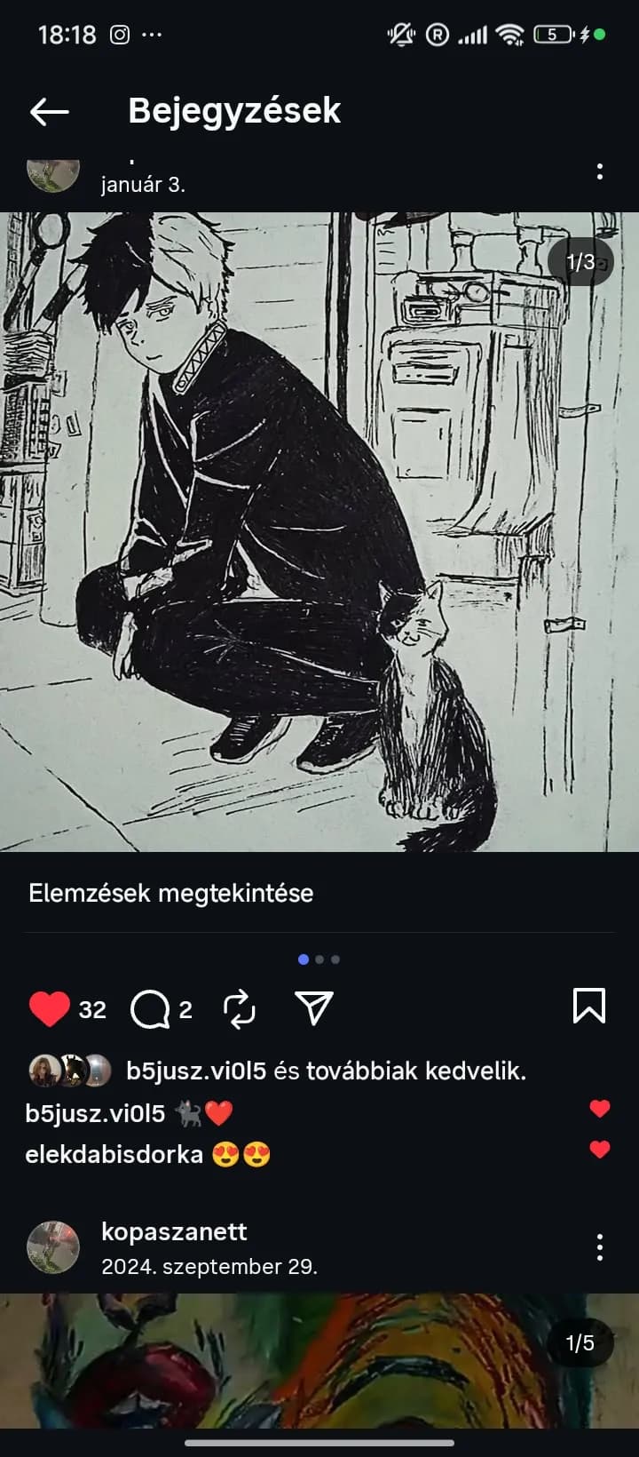Whispers of Solitude: A Boy and His Cat in Inked Harmony