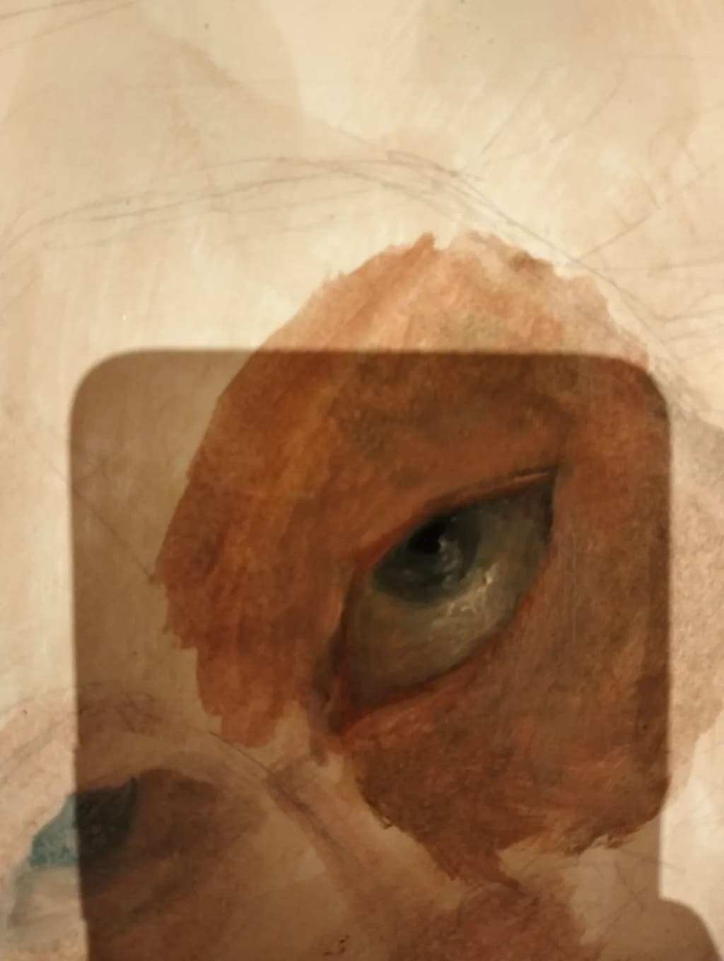 Whispers of Expression: A Close-Up Exploration of Eye and Texture in Art