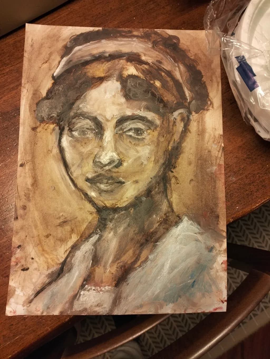 Whispers of Elegance: A Portrait of Timeless Beauty in Earthy Tones