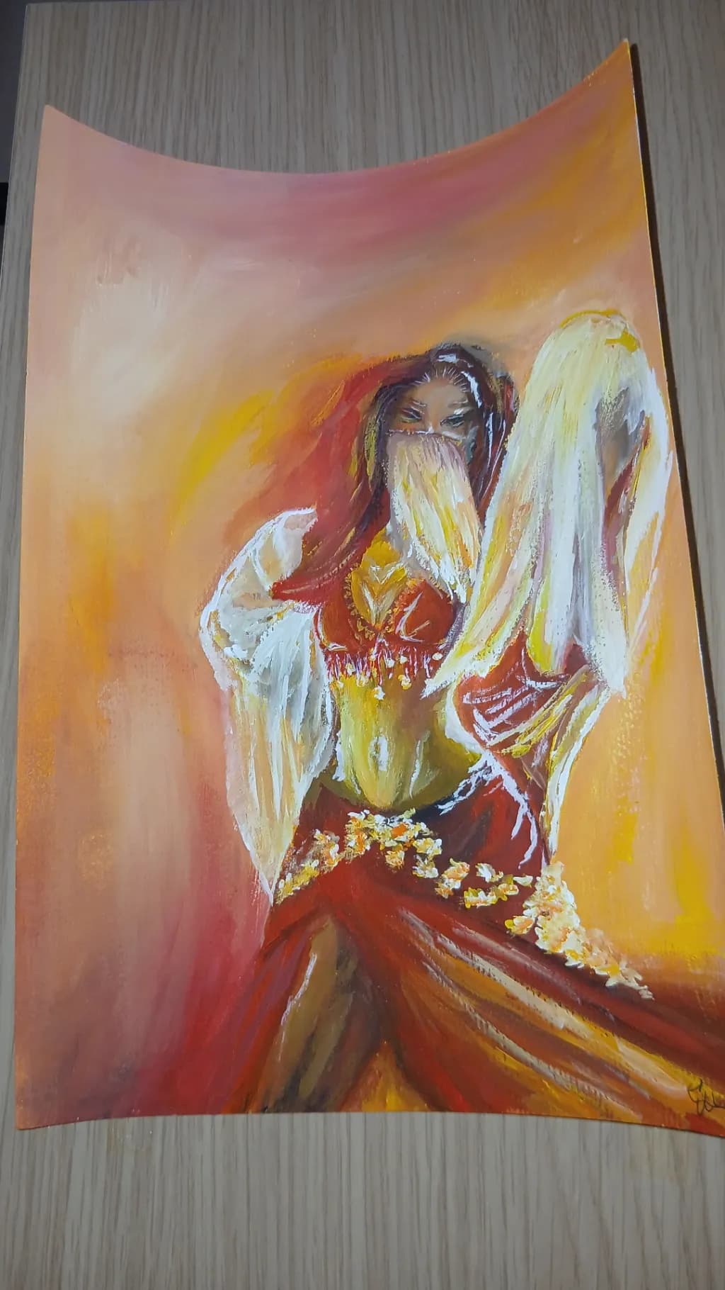 Dancing Flames: A Celebration of Movement and Color in Belly Dance Artistry