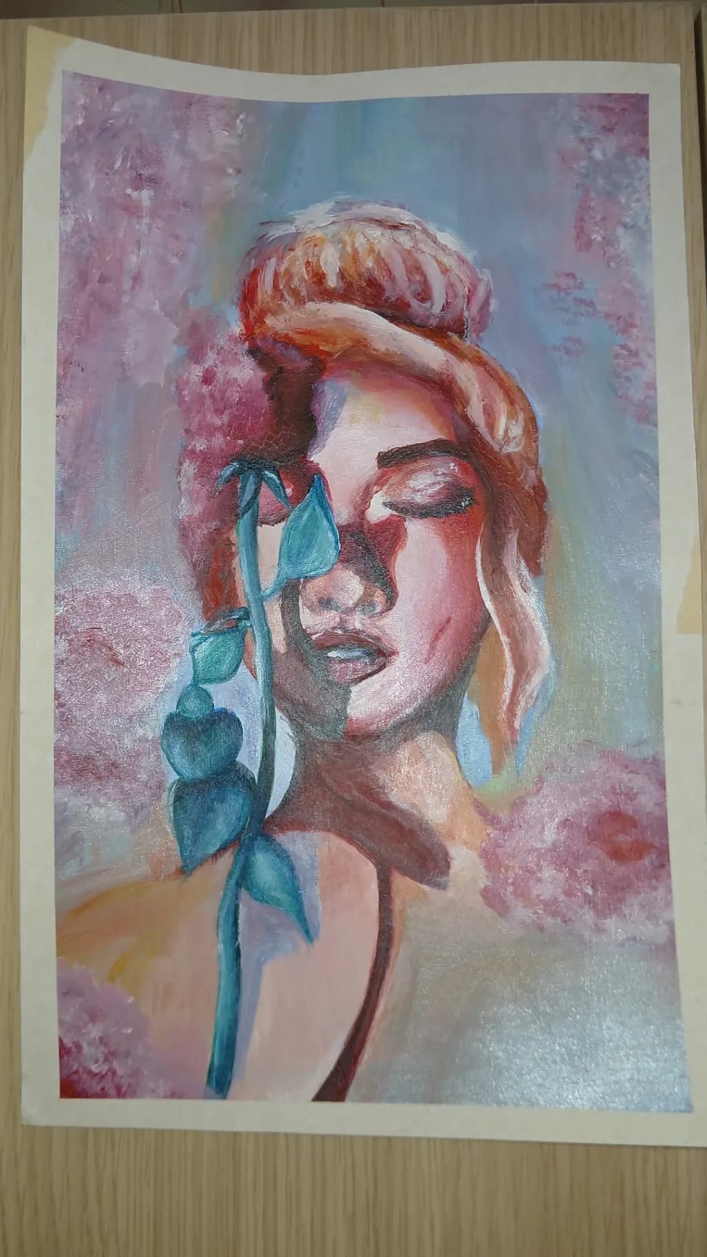 Whispers of Bloom: A Serene Portrait of Beauty and Nature