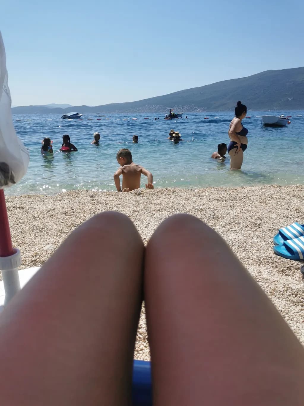 Sun-Kissed Serenity: A Day at the Beach with Laughter and Waves