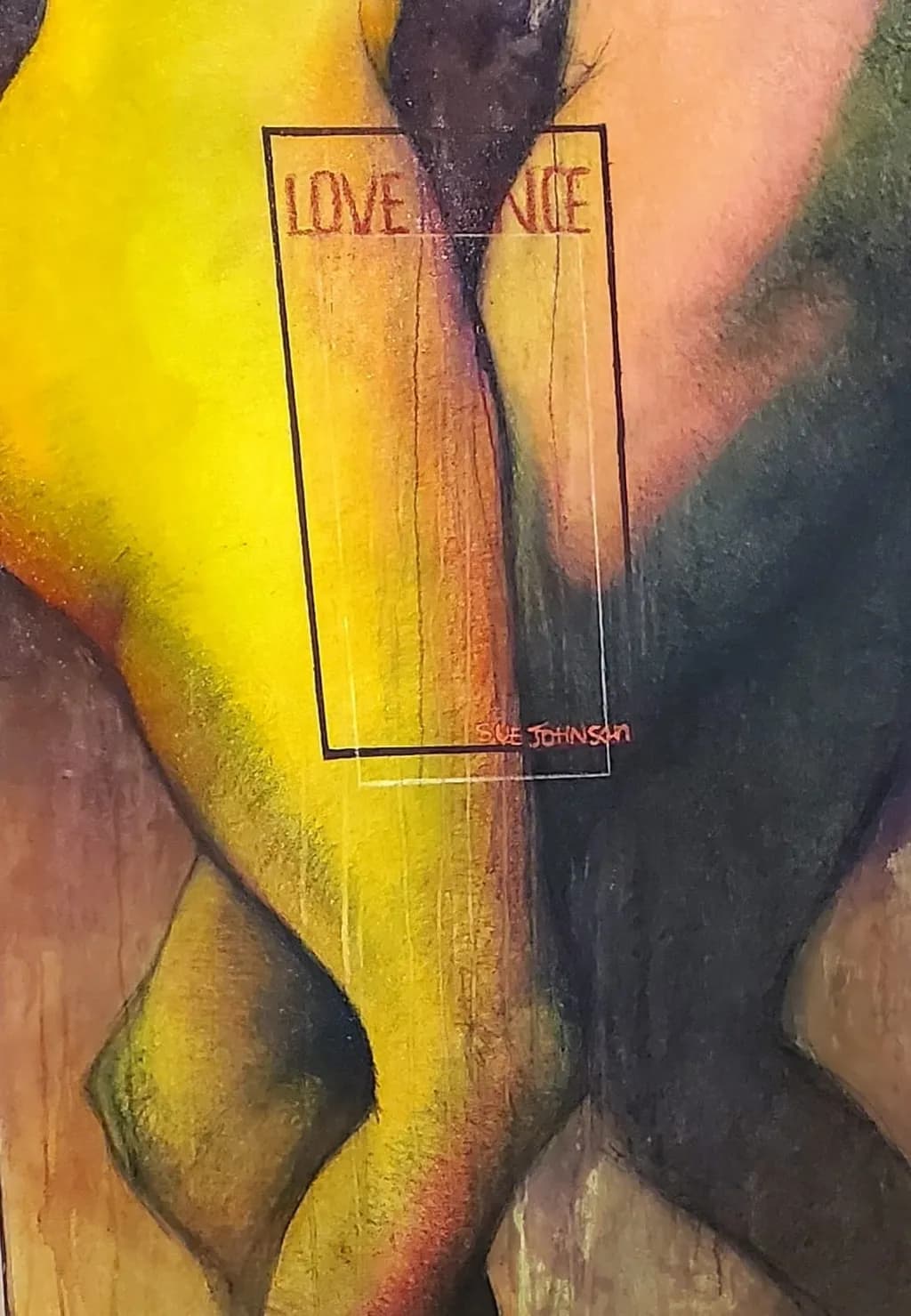 Yellow Legs Abstract