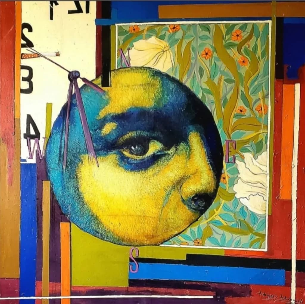 Abstract Portrait Composition