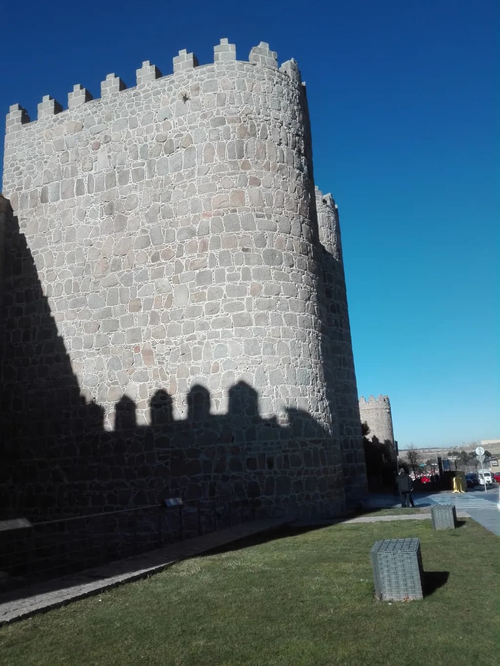 Whispers of Time: The Ancient Fortress Beneath a Clear Blue Sky